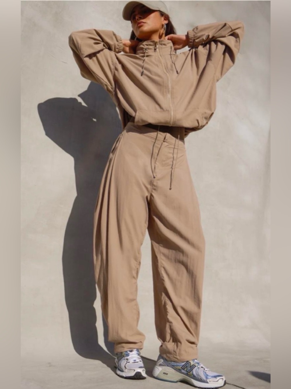 Joah Brown Barrel Pant Fawn
